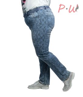 1314 Джинсы CARMITO Орнамент р.50-56 