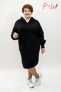 5124BB Платье EBBERRO Капюшон  р.42-48