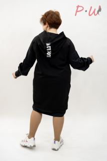 5124BB Платье EBBERRO Капюшон  р.42-48