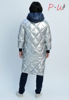 H208-999 Куртка (зимняя)удлиненная р.40-54 Био-пух