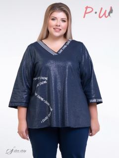 3054998-01-38 Блузка Серебрянная нить р.60-64