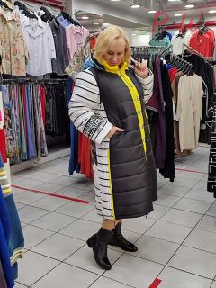 KY-004 Пальто удлиненное CLEANSON осень-зима р. 46-56