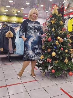 8227 Платье BASICO р.50-56 абстракция