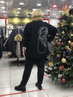 7919 Туника C&M р.50-52 принт заяц