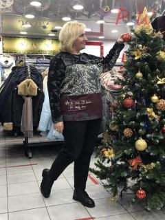 7999 Туника C&M р.48-50 комбинир/буквы