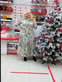 41759 Платье BOLERO р.42-48 (шифон пуговицы) 