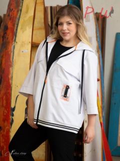 32561393-01-01 Жакет Серебряная нить р.52-66