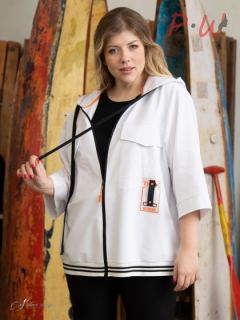 32561393-01-01 Жакет Серебряная нить р.52-66