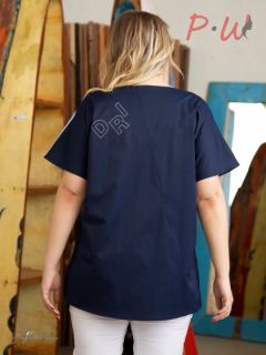 32041340-01-38 Блузка Серебрянная нить р.54-66