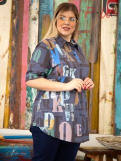 32041443-01-38 Блузка Серебрянная нить р.56-64