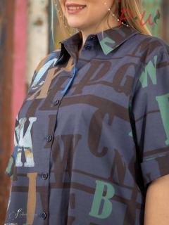 32041443-01-38 Блузка Серебрянная нить р.56-64