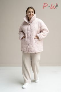 01-01-3-0087-0015223 Куртка женская дем. "Дакота"  р.50-66 цв.св.розовый