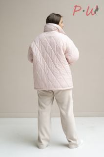 01-01-3-0087-0015223 Куртка женская дем. "Дакота"  р.50-66 цв.св.розовый