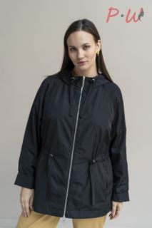 01-04-3-0002-0015380 Ветровка демисезонная Аранда  цв. черный р. 56-66