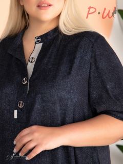 31051158-01-38 Платье Серебряная нить р 56, 62