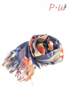D1939 Шарф цветы CASHMERE
