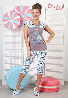 П-216 Пижама женская Ранетка-2 ВИОТЕКС р.44-50 в асс