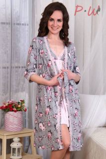 804 Комплект женский (халат+сорочка) MODELLINI р.50-56