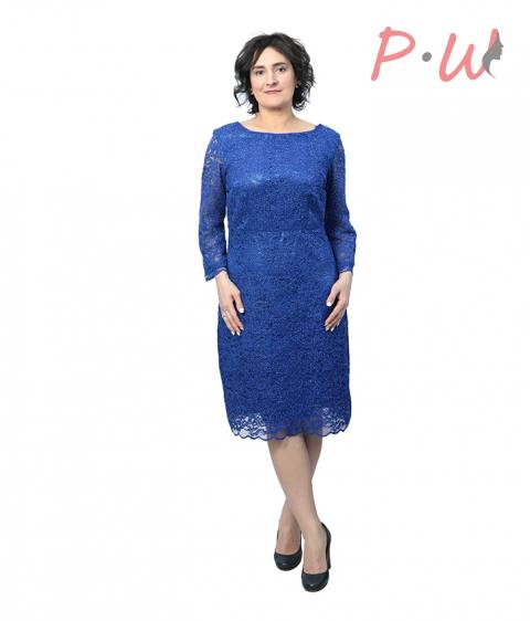 7506-1 платье NEXX р.42-48 ярко синее/камни