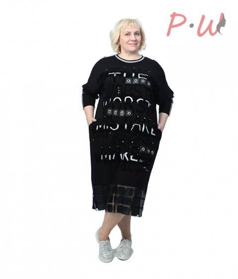 3595 Платье LAVELINA  Надписи р.1-3