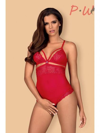 838-TED-3 Боди женское OBSESSIVE teddy crotchless
