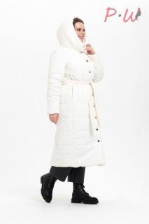 01-03-2-0001-0014841  Пальто женское зима "Эрнеста" р.48-62  цв.крем